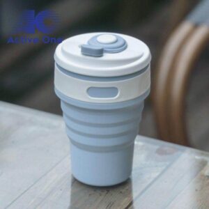 Rental Collapsible Silicone Water Cup (350ml) – On-the-Go Hydration, No Disposable Waste